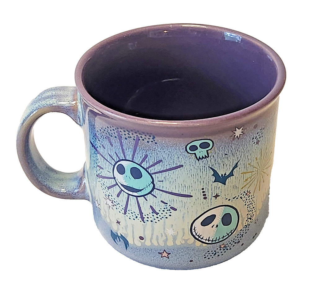 Jack Skellington Nightmare Before Christmas Purple Coffee Mug Large 20 oz.